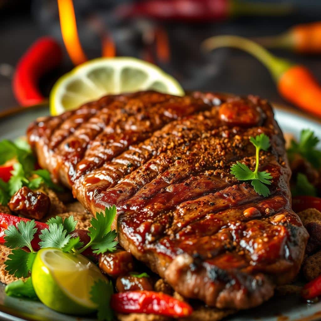 What makes Chipotle steak spicy