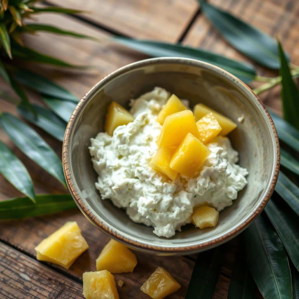 cottage cheese with pineapple