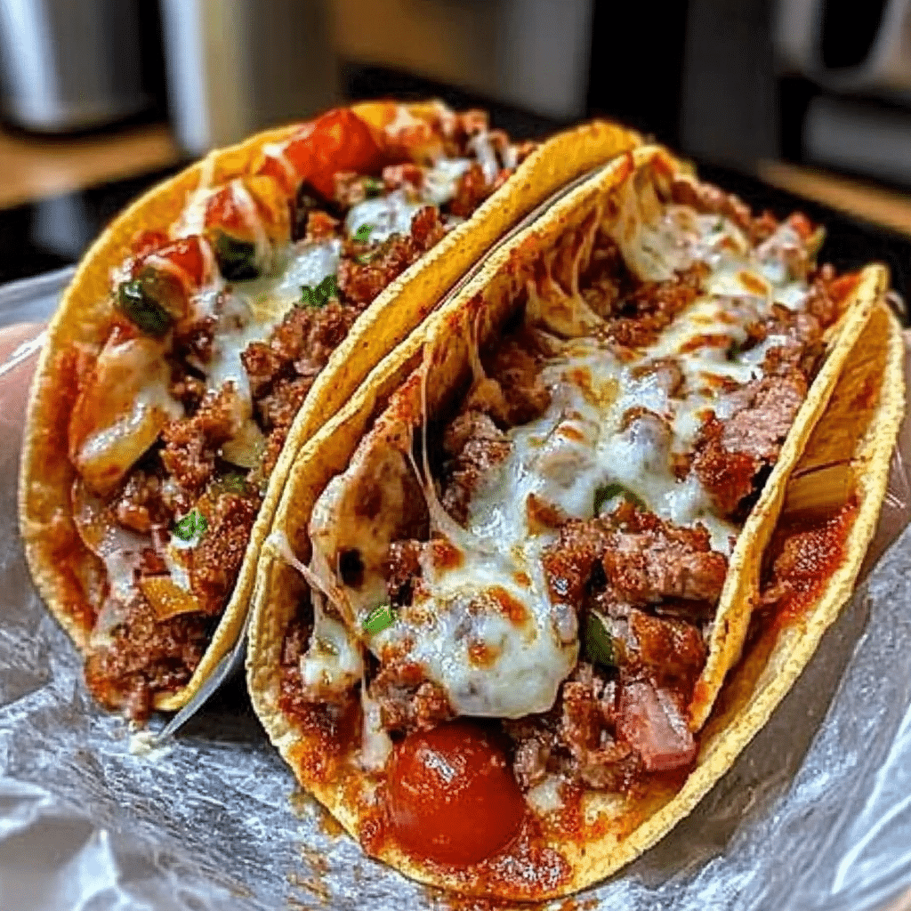 Meat Lovers Pizza Tacos