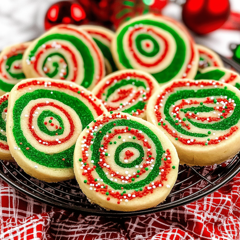 Christmas Pinwheel Cookies