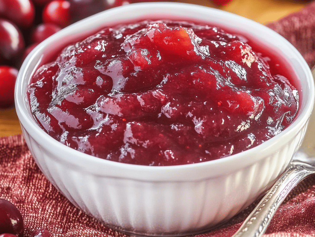 canned cranberry sauce