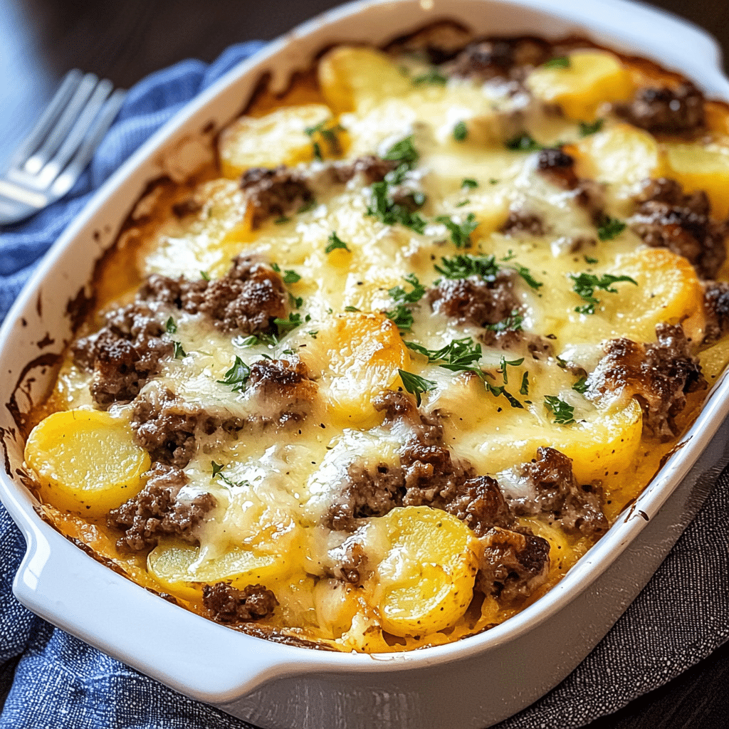 hamburger and potato casserole