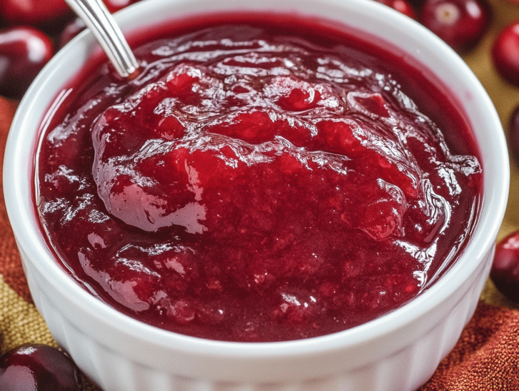 canned cranberry sauce