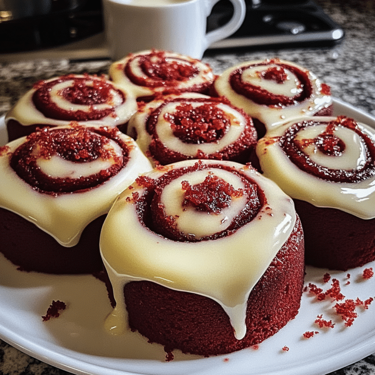 Red Velvet Cinnamon Rolls