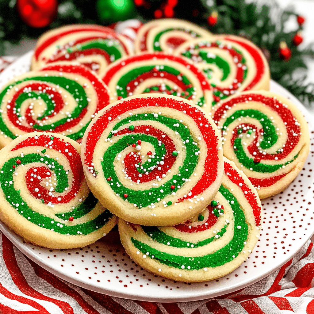 Christmas Pinwheel Cookies