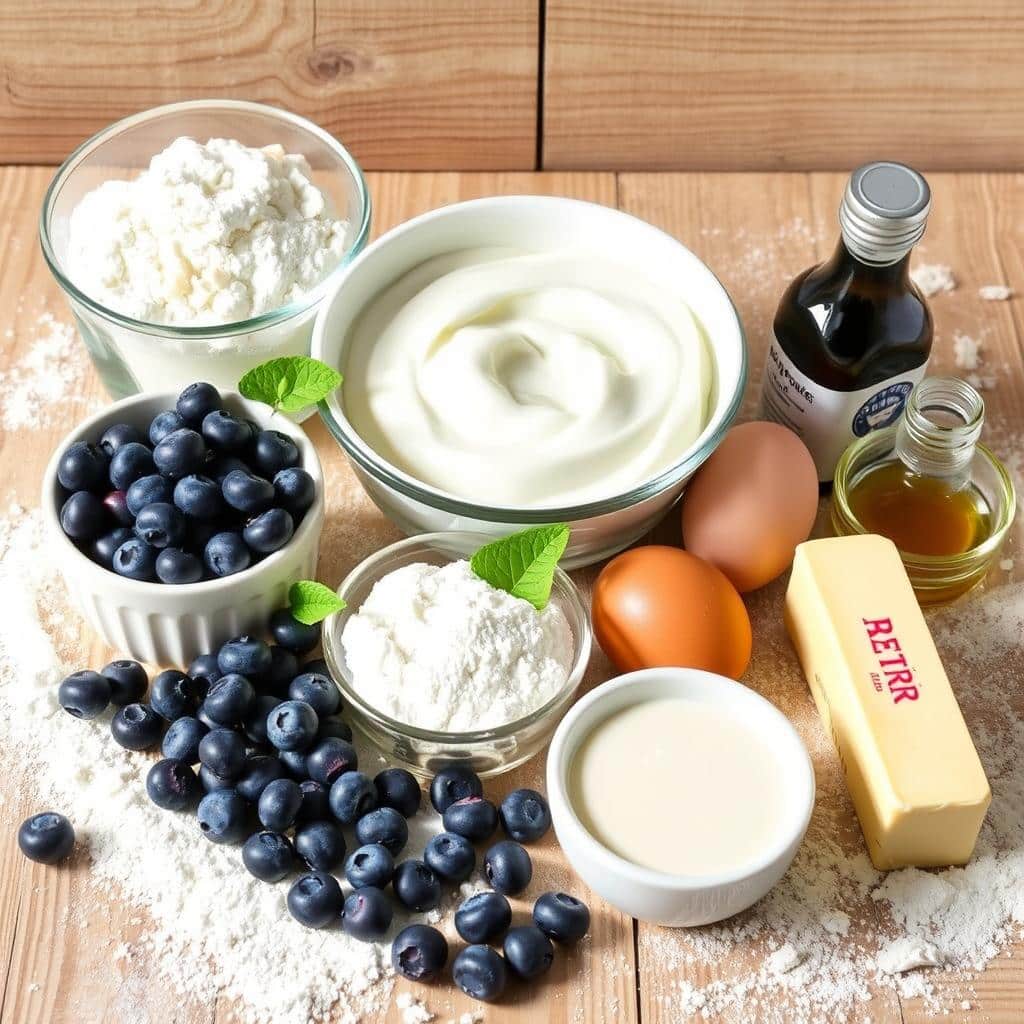 Blueberry Sour Cream Coffee Cake Ingredients