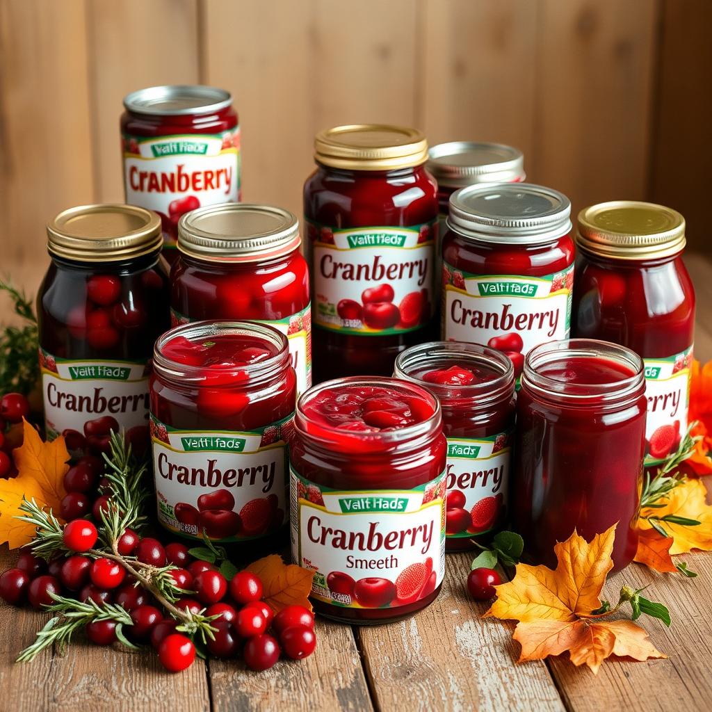 Cranberry sauce varieties