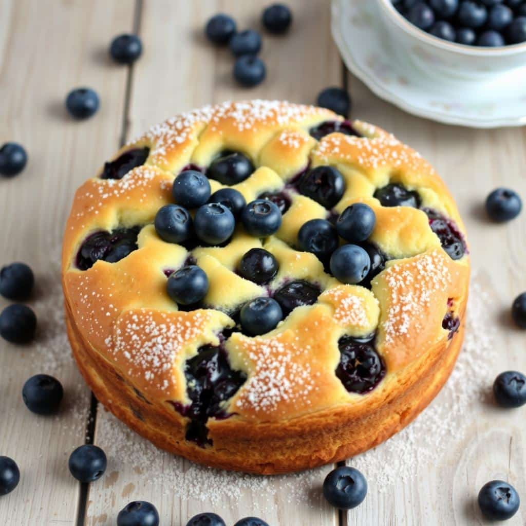 blueberry sour cream coffee cake​