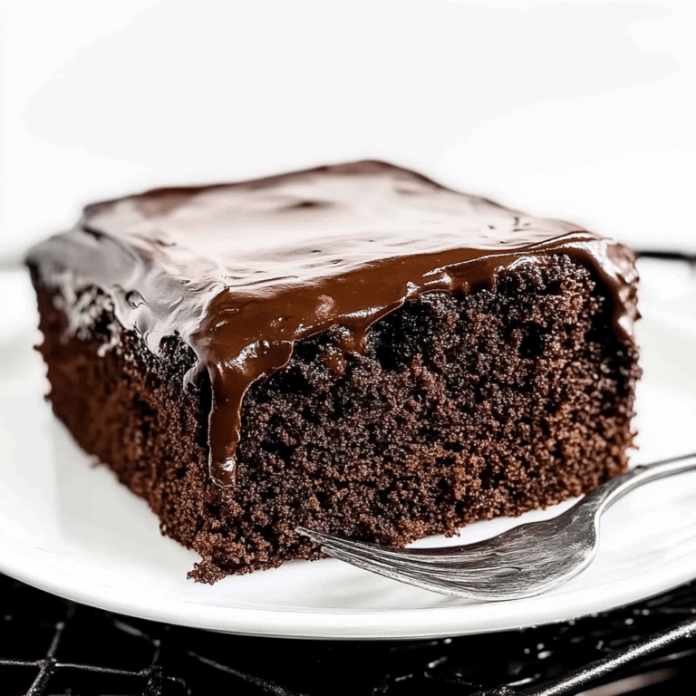 Chocolate Depression Cake