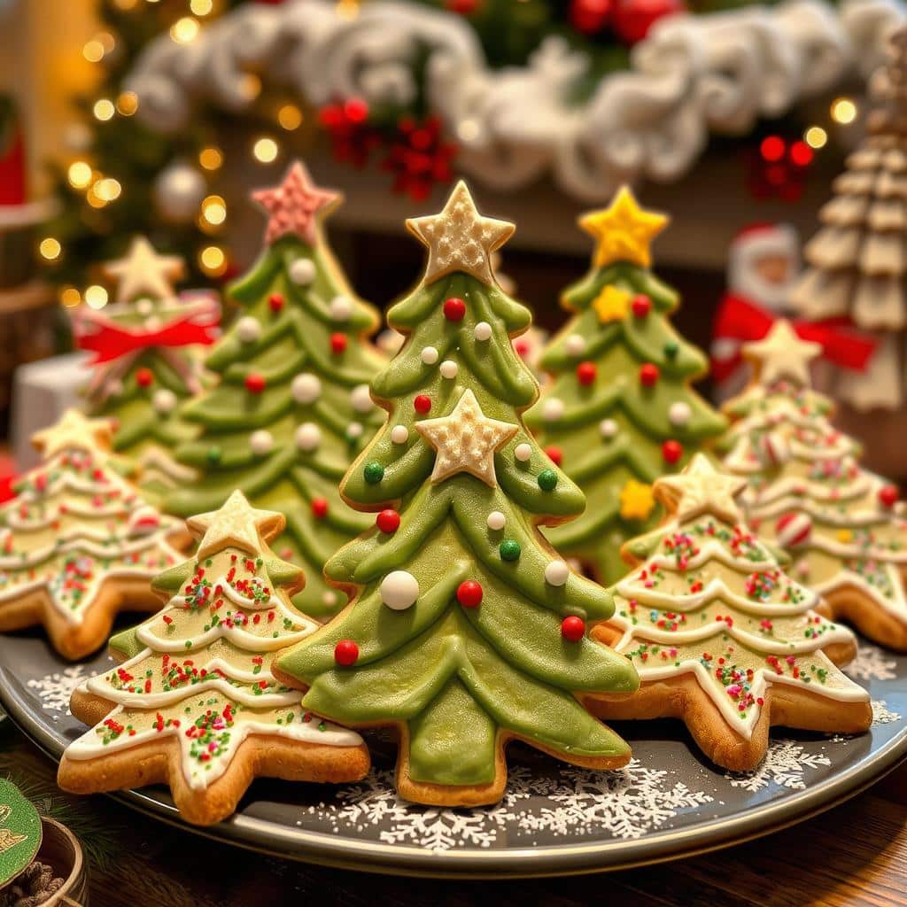 christmas tree cookies