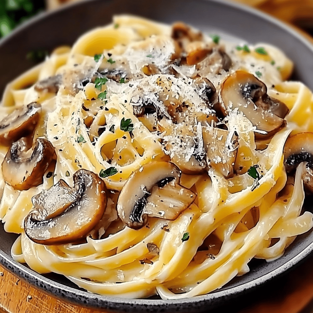 Mushroom Pasta Feast