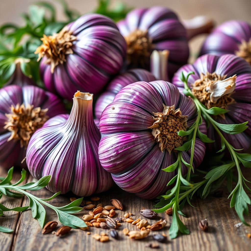 purple garlic