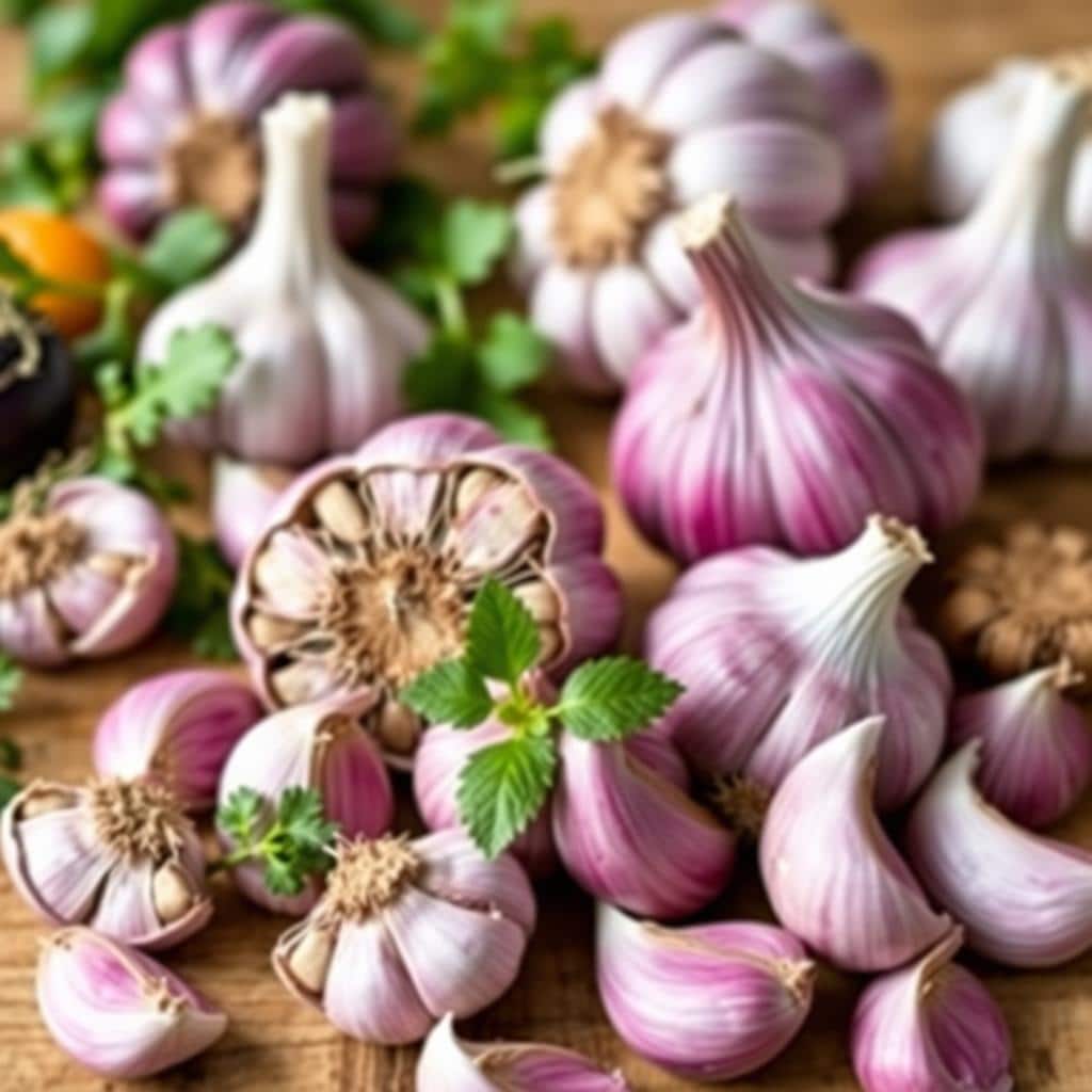 purple garlic nutrition