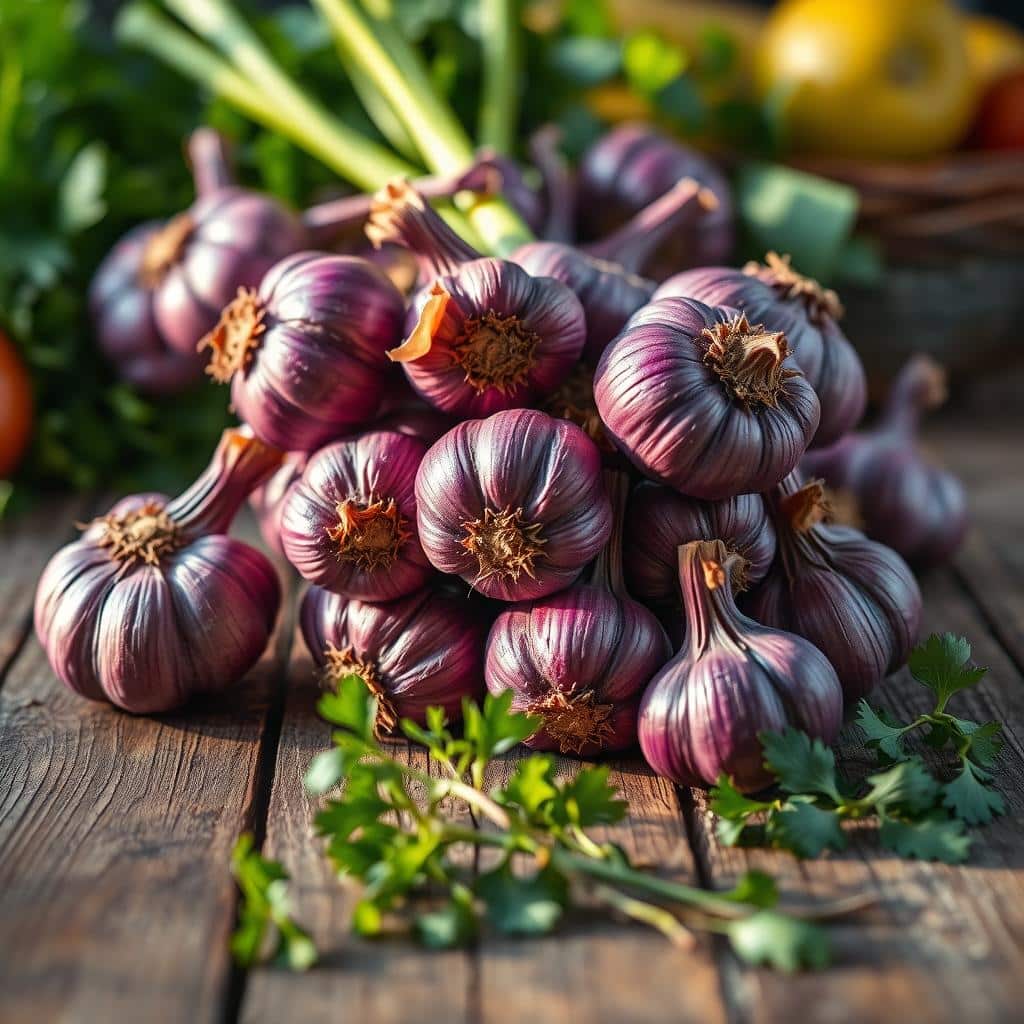 purple garlic