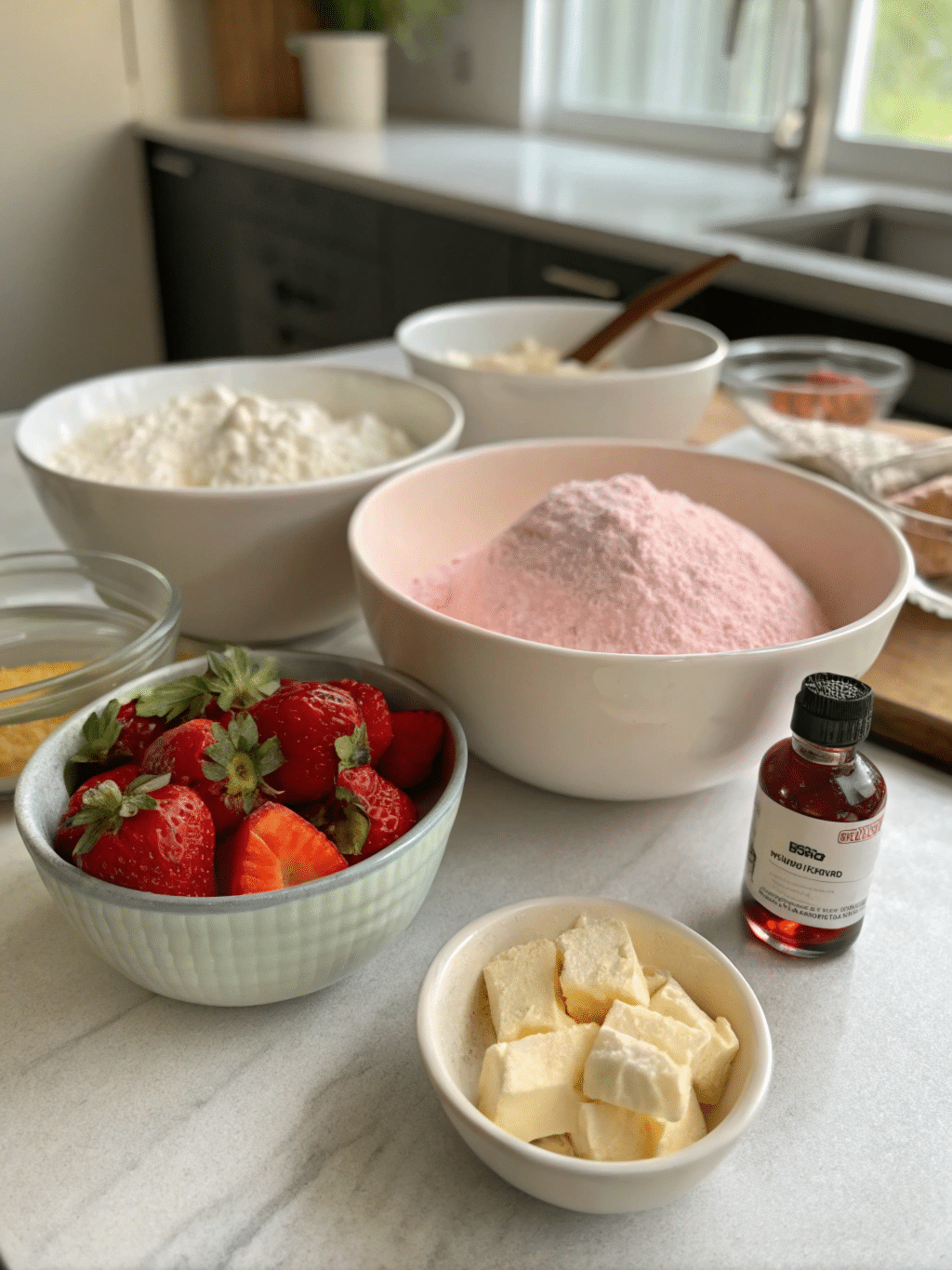 Strawberry Sugar Cookies