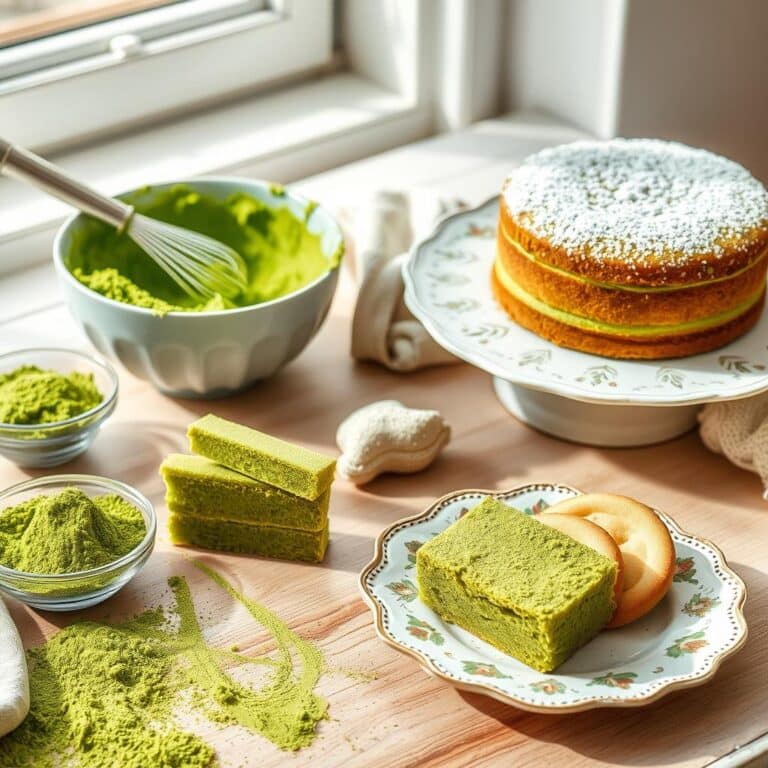 matcha affect baking